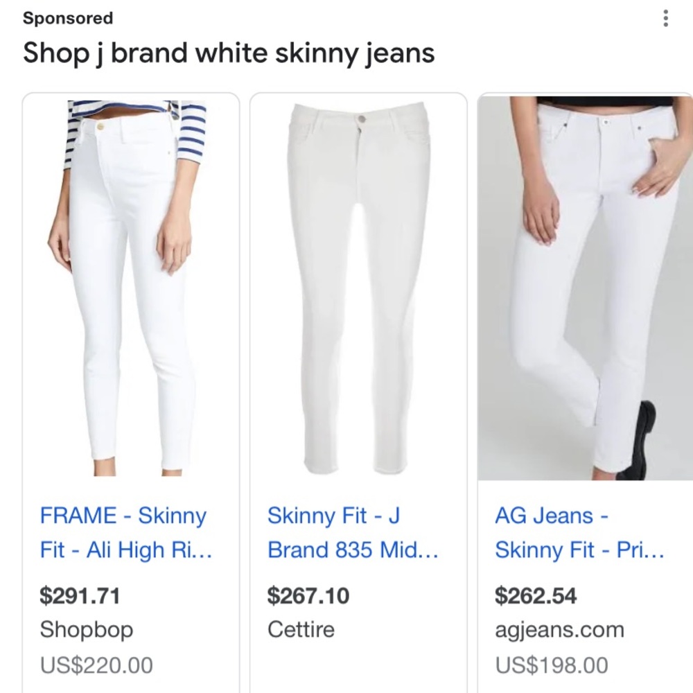 J Brand white jeans - Picture 1 of 4